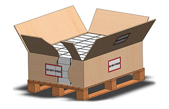 Trax pallet width=