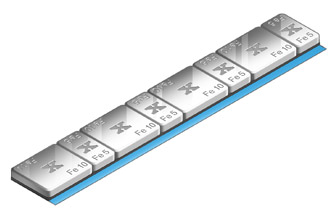 Trax Adhesive Weight